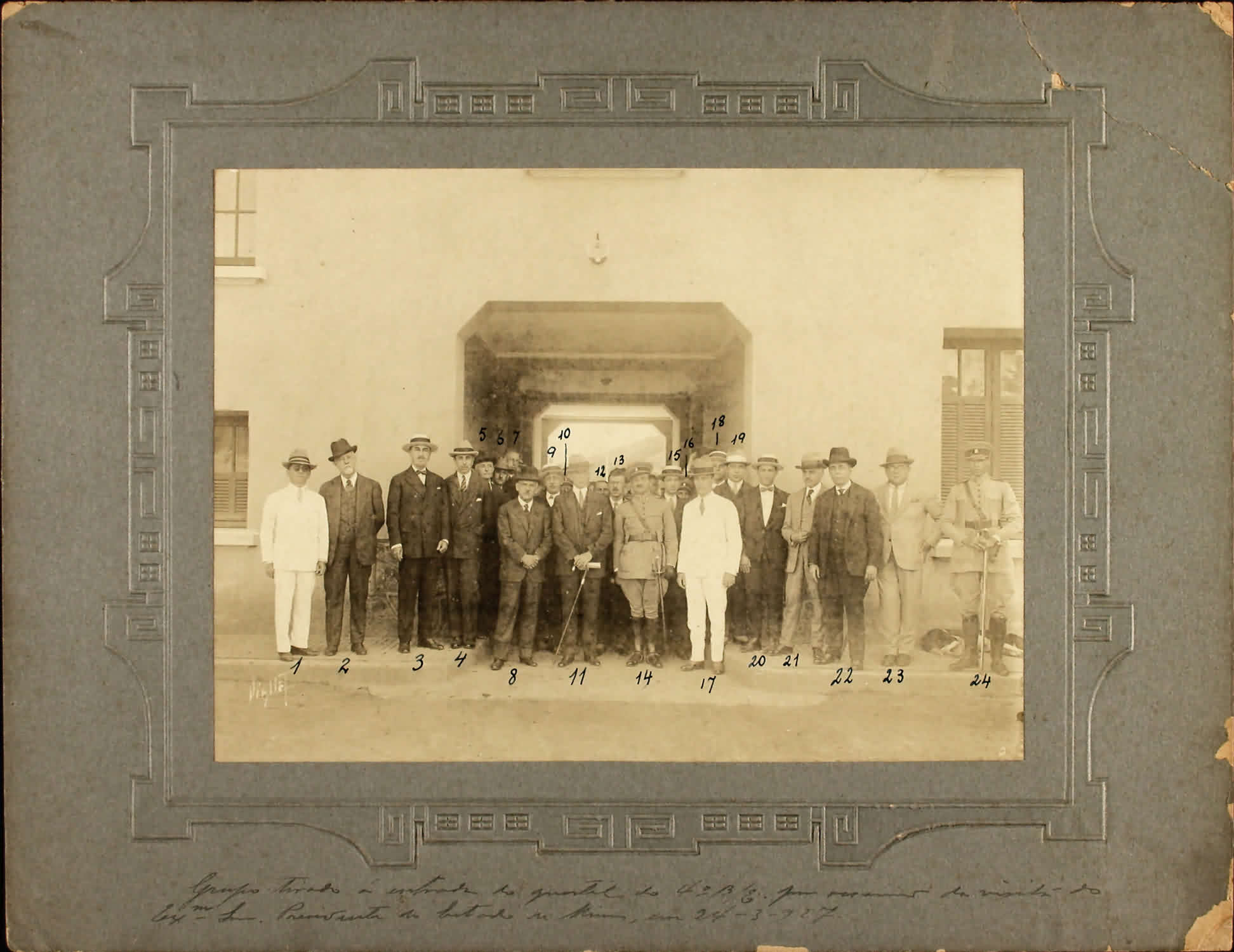 Visita do presidente Antônio Carlos a Itajubá, MG — 24/03/1927